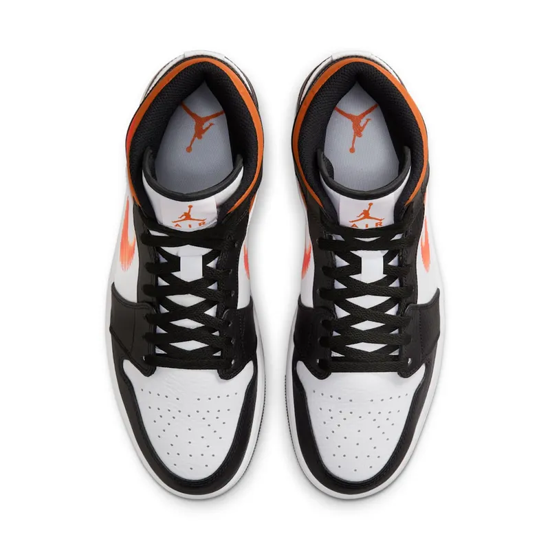 Air Jordan 1 Mid Zig-Zag ‘Team Orange’ (2021) (DN4929-100)