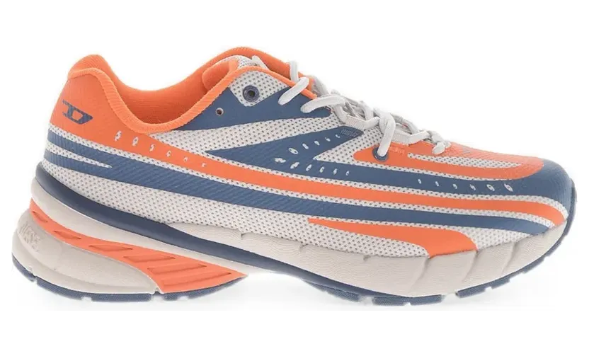 Diesel D-Airspeed striped lace-up “Orange” (Y03436P6909HA490)