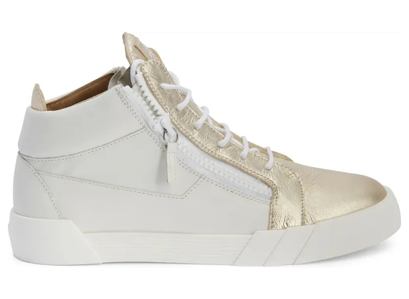 Giuseppe Zanotti High-Top-Sneakers mit Reißverschluss “White” (RU00126K32)