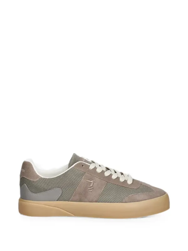 Trussardi Mesh-Sneakers mit Wildledereinsätzen – Grau (N028S301009N76)