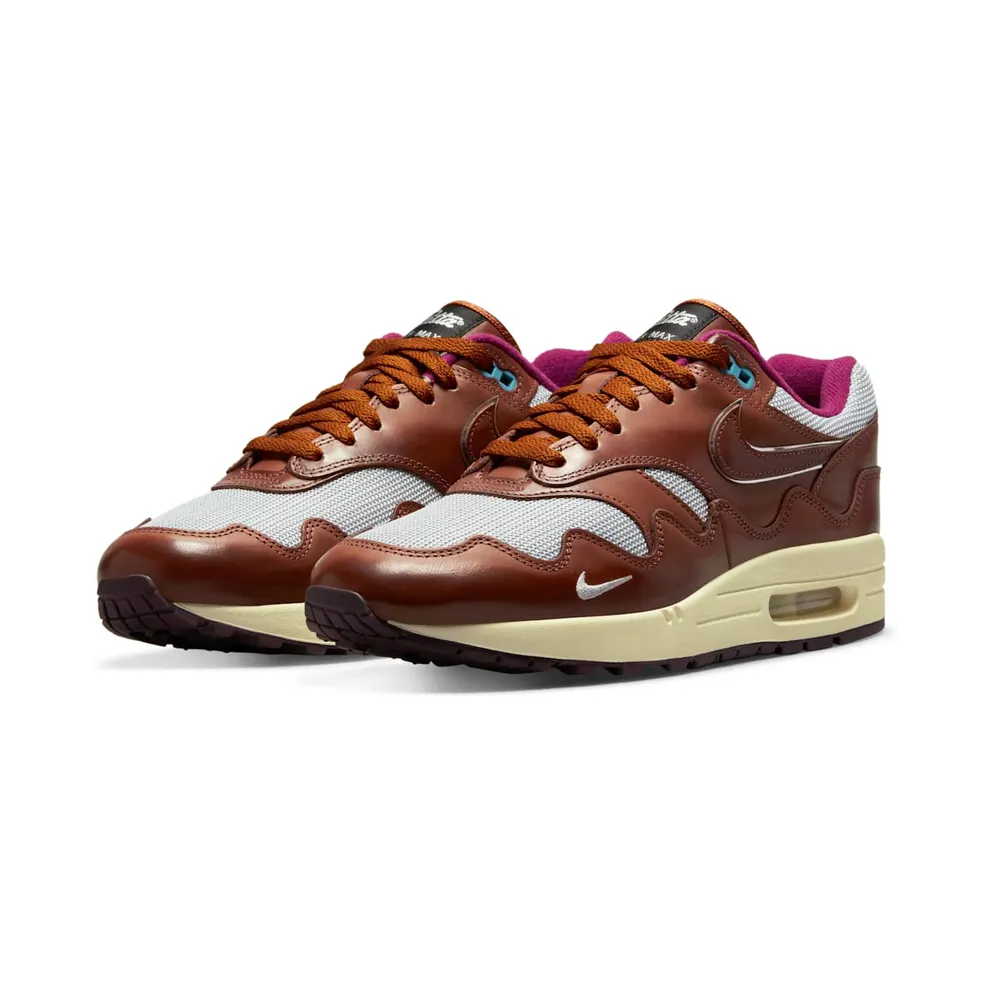 Nike Air Max 1 x Patta Dark Russet/Metallic Silver/Dark Russet