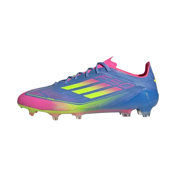adidas F50 Elite Firm Ground Boots “Blue Fusion / Lucid Lemon / Lucid Pink” (IE1201)