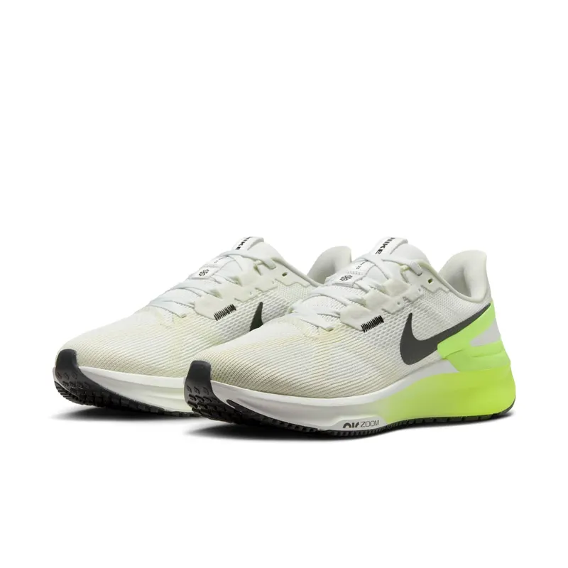 Nike Air Zoom Structure 25 Summit White Volt Coconut Milk Black (DJ7884-111)