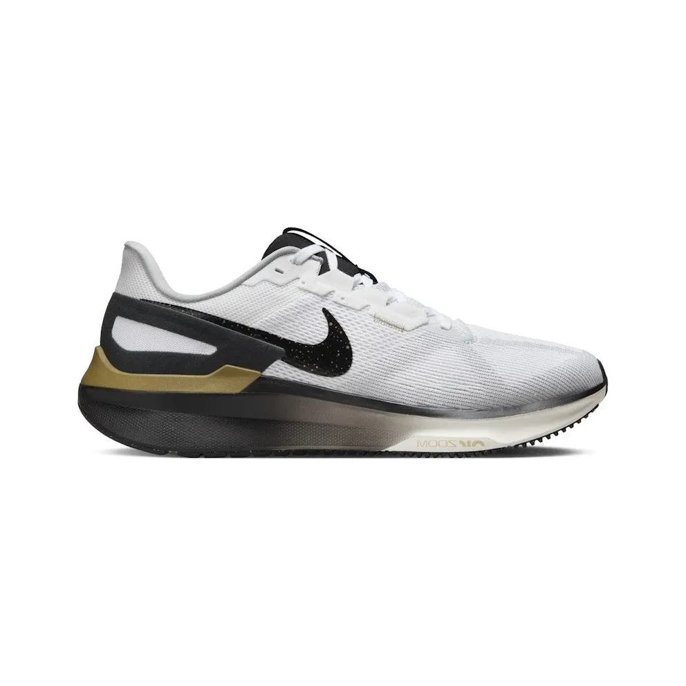 Nike Structure 25 White Metallic Gold Light Smoke Grey Black (HQ3660-100)