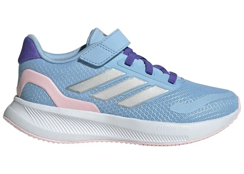 adidas Runfalcon 5 Glow Blue Silver Metallic Clear Pink (IE8581)