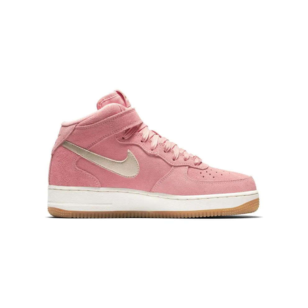 Nike Air Force 1 Mid Bright Melon (W) Bright Melon/Metallic Gold Star-Sail (818596-800)