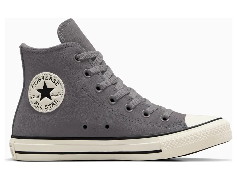 Converse Chuck Taylor All Star Colorful Suede Sharkskin/Egret/Black (A11228C)