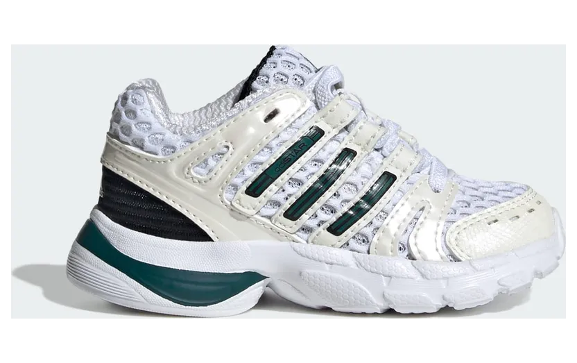Adidas ADISTAR CONTROL 5 ELASTIC LACE SCHOENEN Cloud White / Rich Green / Core Black (KJ9736)