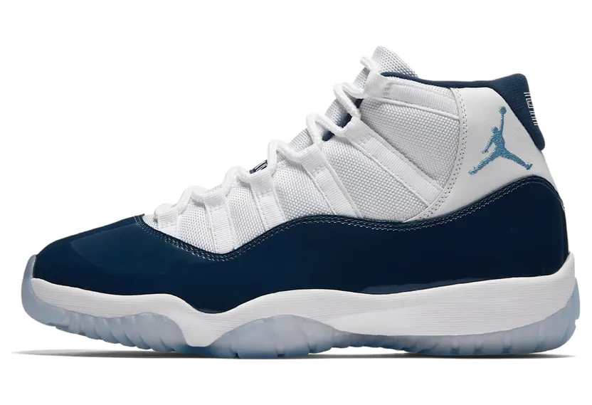 Air Jordan 11 Retro Win Like 82 “White / Midnight Navy / University Blue” (378037-123)
