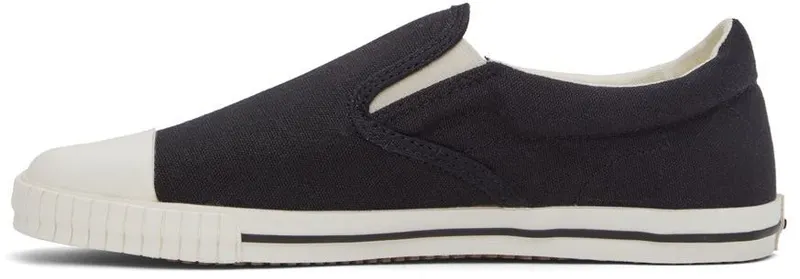 Palm Angels Black Vulcanized Low-Top Sneakers (PMIA074S22FAB0011001)