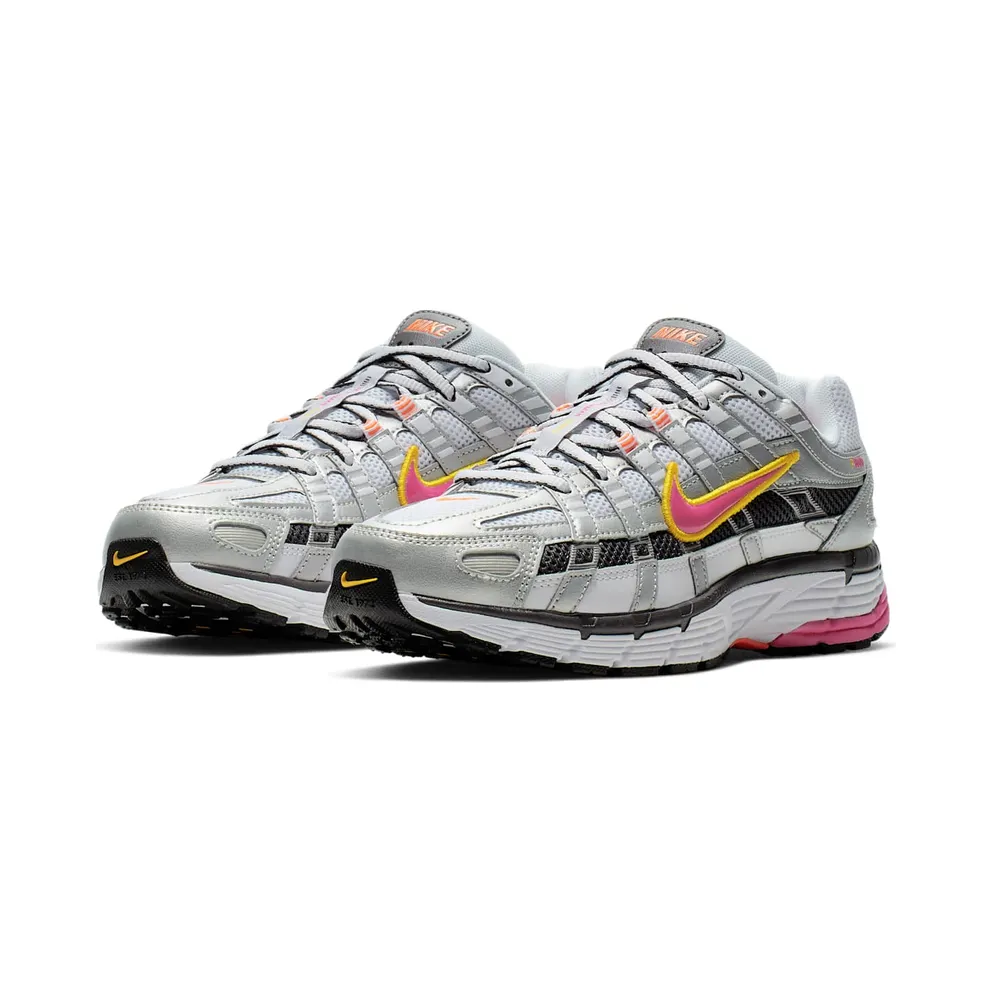 Nike P-6000 Laser Fuchsia (W) White/Laser Fuchsia-Metallic Platinum (BV1021-100)