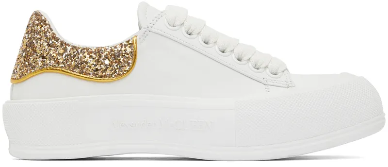 Alexander McQueen White Plimsoll (702047WIABY)