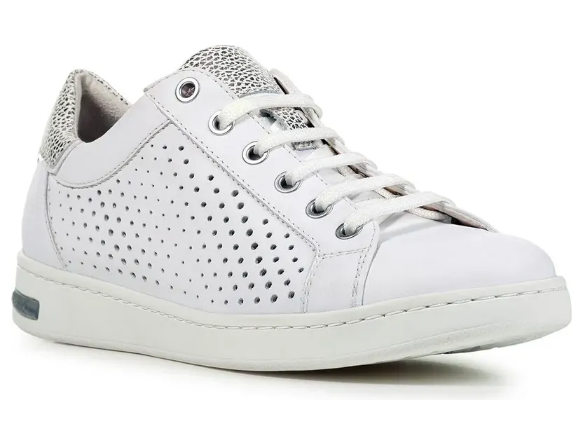 Geox Jaysen White / Light Silver (D151BB085CF-C1Z1N)