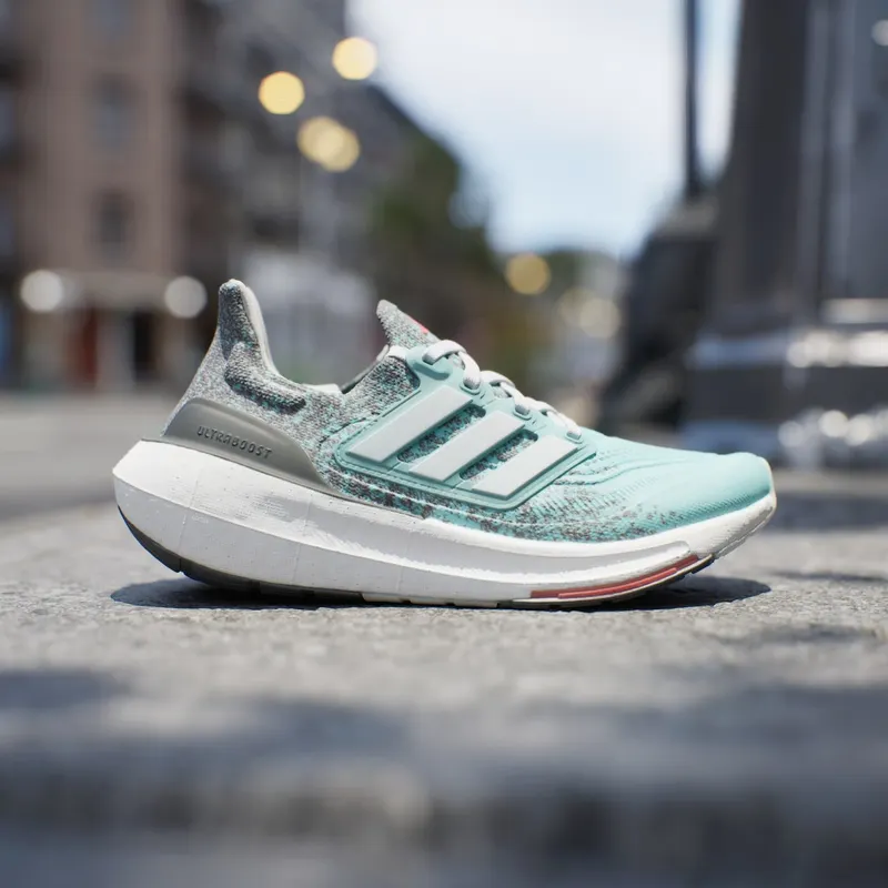 adidas Ultra Boost Light Flash Aqua Bright Red (IE1692)