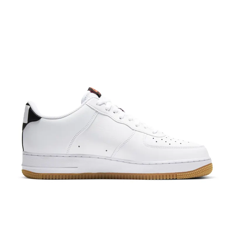 Nike Air Force 1 Low NBA White Crimson Gum White/Bright Crimson-Black-White (CT2298-101)