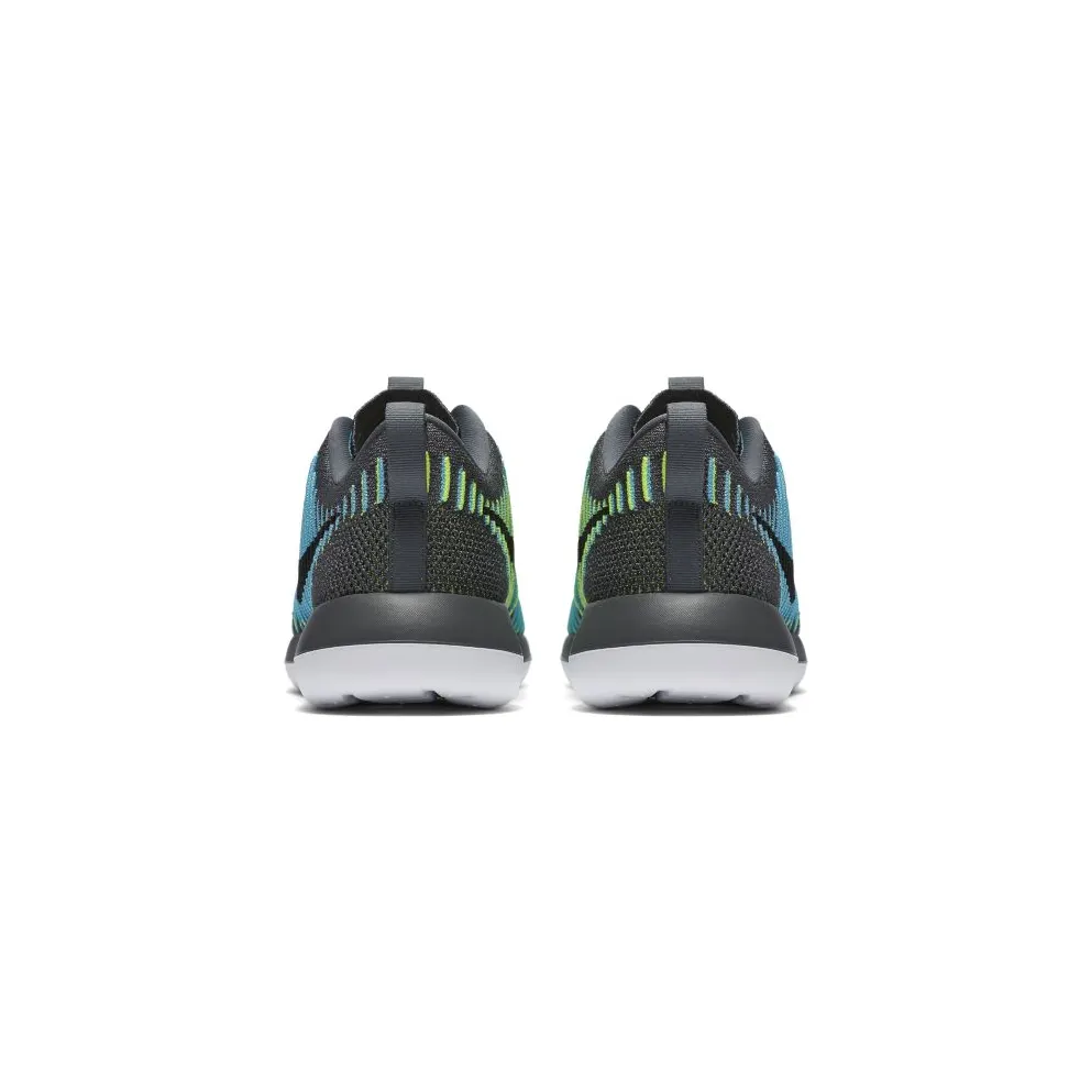 Nike Roshe Two Flyknit Gamma Blue Dark Grey/Gamma Blue-Volt-Black (844833-004)