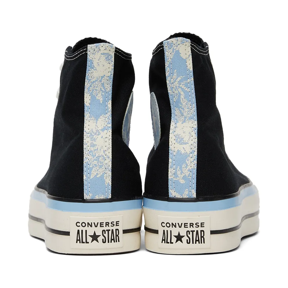 Converse Black & Blue Chuck Taylor All Star Lift Hi (571582C)