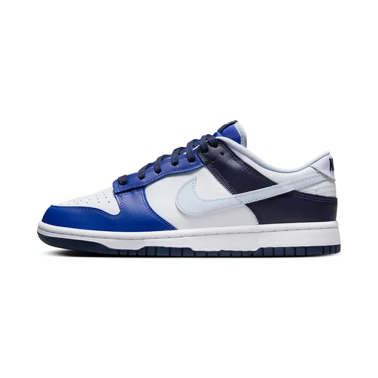 Nike Dunk Low “White / Game Royal / Midnight Navy / Football Grey” (FQ8826-100)
