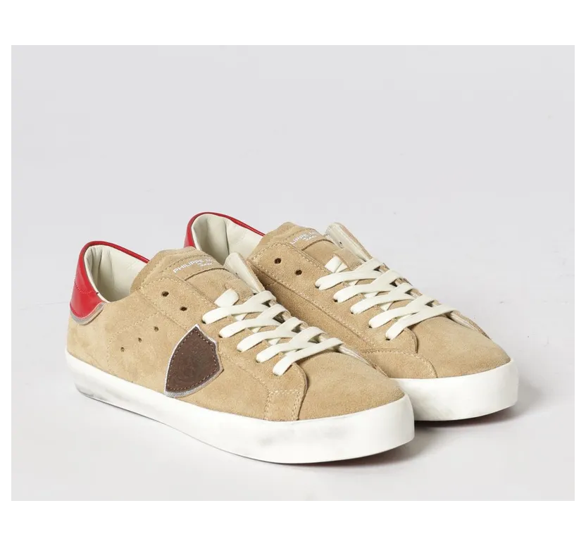 Philippe Model Junior Suede Sneakers Philippe Model Mud (833117)