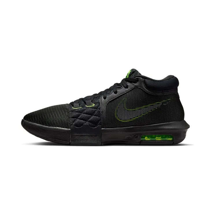 Nike LeBron Witness 8 “Black / Volt / White” (FB2239-002)