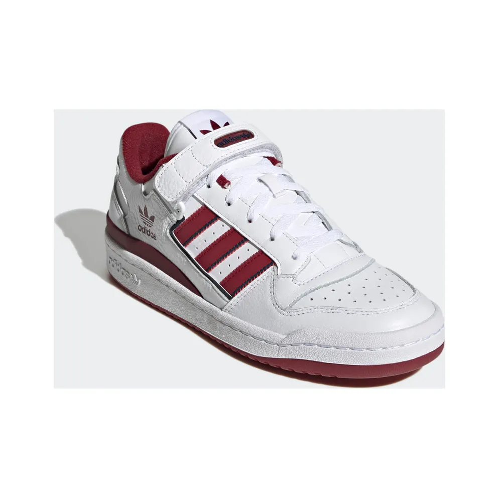 Adidas Forum Low Cloud White / Collegiate Burgundy / Collegiate Navy (GV6735)