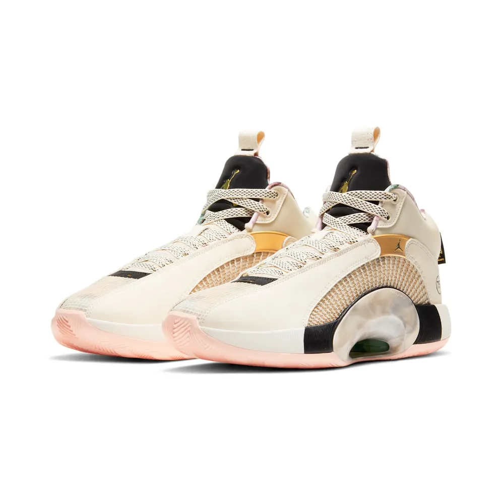 Jordan XXXV Paris – “Pale Ivory / Metallic Gold-black” (DD3668-100)