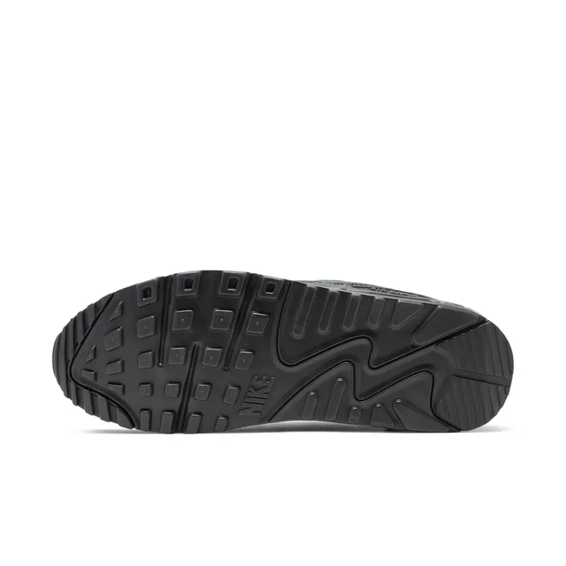 Nike Air Max 90 Grey Suede Anthracite/Black-Red (AJ1285-025)