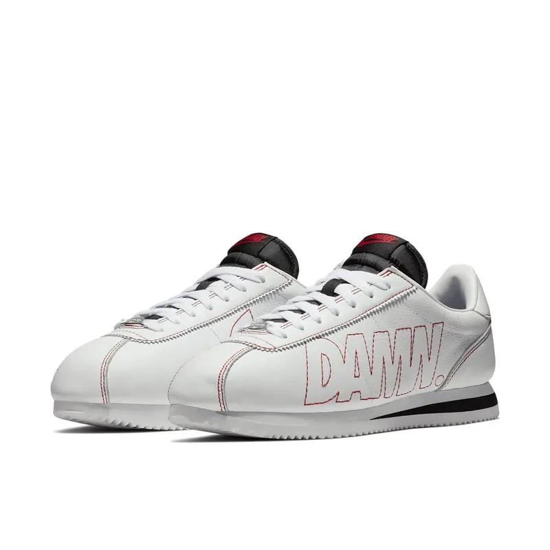 Nike Cortez Kenny 1 Kendrick Lamar Damn White Gym Red White/Black-Gym Red (AV8255-106)