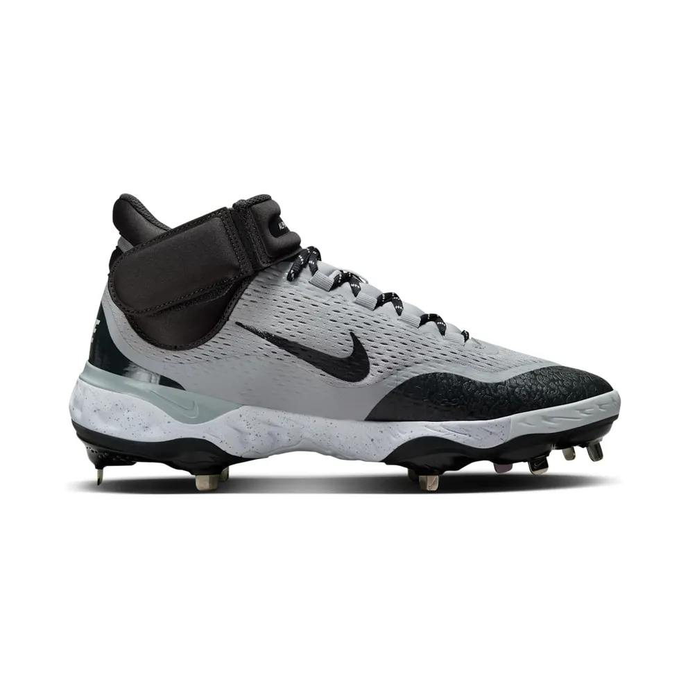 Nike Alpha Huarache Elite 4 Mid Wolf Grey White Dark Smoke Grey (DJ6520-002)
