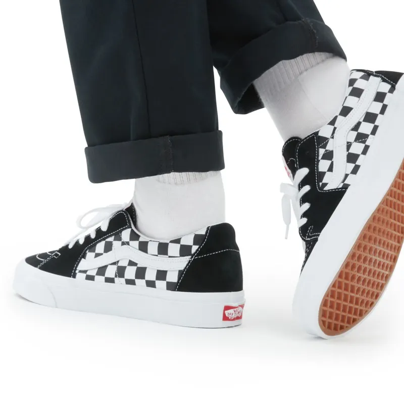 VANS Canvas/suède Sk8-low Shoes (Black)