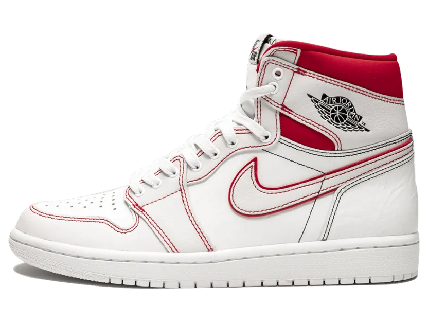 Air Jordan 1 Retro High OG Sail Phantom Red (555088-160)