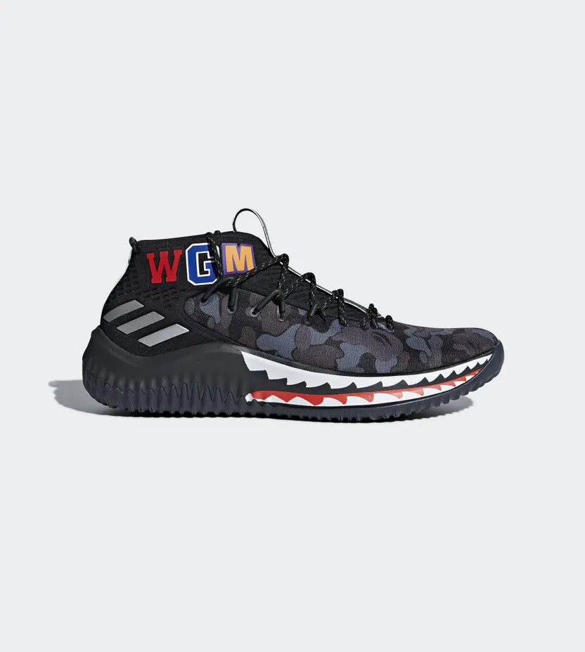 adidas Dame 4 A Bathing Ape Black
