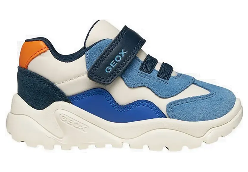 Geox sneaker Ivoor/Lichtblauw (B455RB0FU22-C0652)