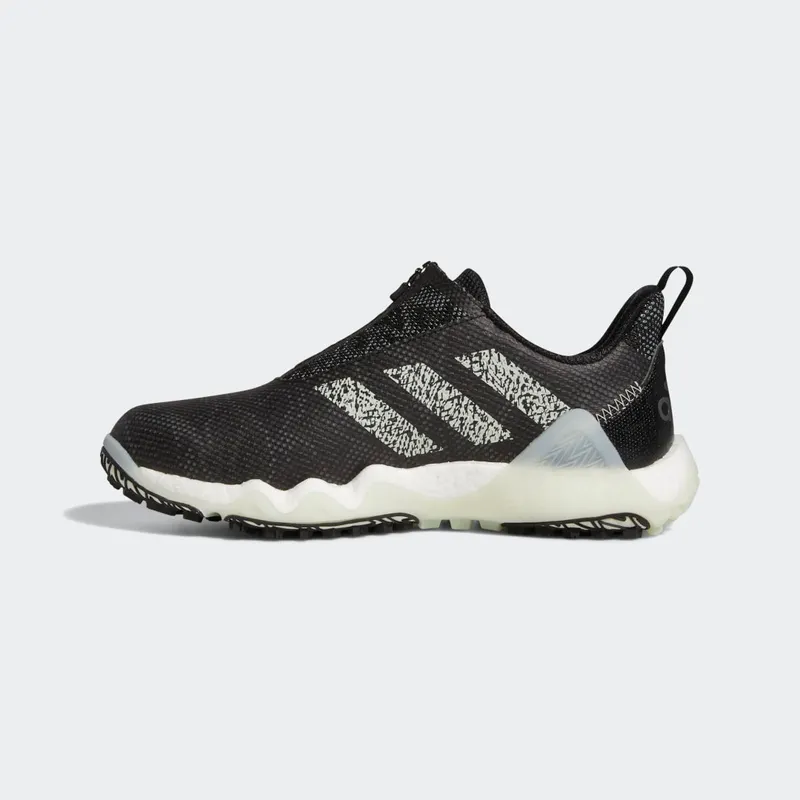 Adidas Codechaos 22 BOA Spikeless Core Black / Linen Green / Dark Silver Metallic (GX3942)