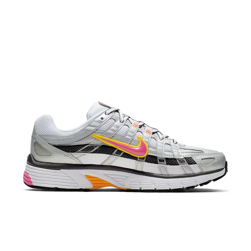 Nike P-6000 Laser Fuchsia (W) White/Laser Fuchsia-Metallic Platinum (BV1021-100)