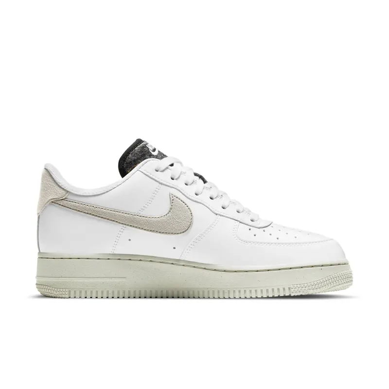 Nike Air Force 1 ’07 SE ‘Recycled Wool Pack – White Black’ White/Light Bone/Black/White (DA6682-100)