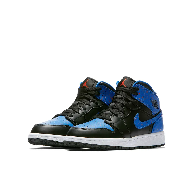 Air Jordan 1 Mid GS Black Royal (554725-048)