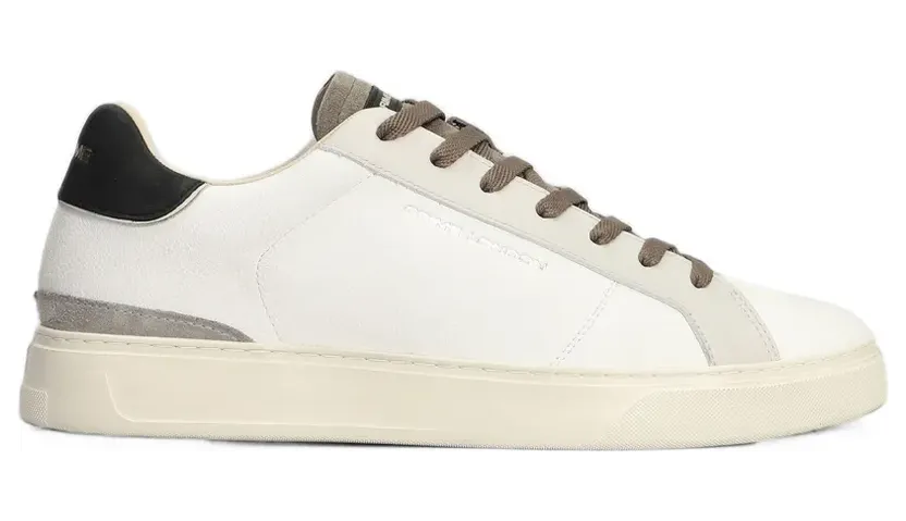 Crime London Blade logo-print panelled sneakers – Wit (10701AA9)