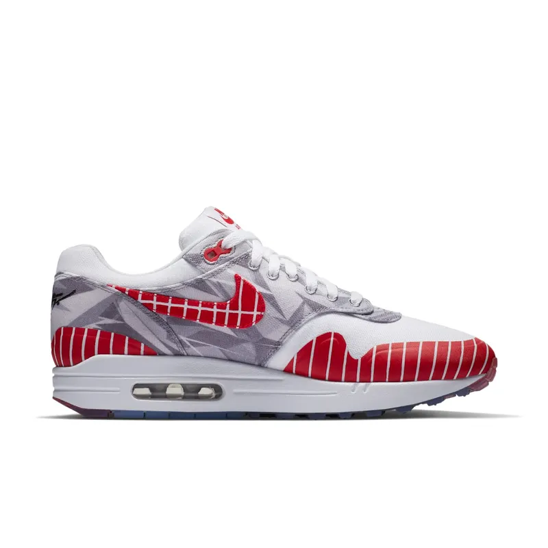 Nike Air Max 1 x Wasafu Los Primeros White/University Red-Neutral Grey (AH7740-100)