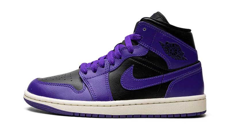 Jordan 1 MID “Black/Purple” (BQ6472-051)