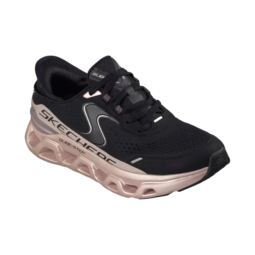 Skechers Slip-ins: Glide-Step Altus – Starlight Shine Sneaker Black/Roos Gold