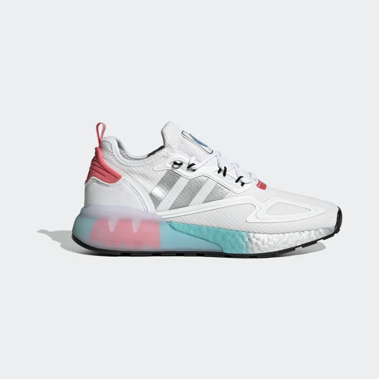 adidas ZX 2K Boost Cloud White / Silver Metallic / Hazy Rose (FX7054)
