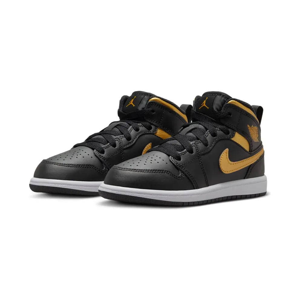 Jordan 1 Mid Metallic Gold Black (DQ8424-071)