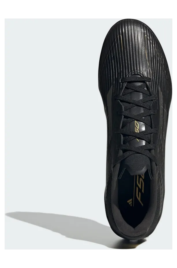 adidas F50 League Turf Core Black Iron Metallic Gold Metallic (IF1337)