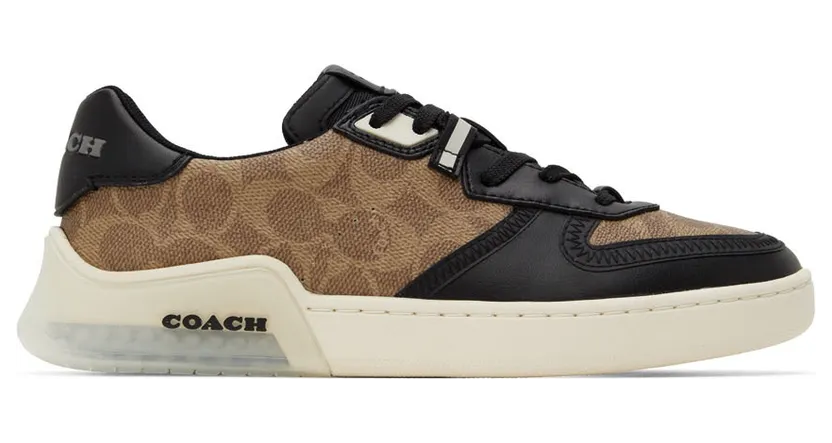 Coach 1941 Brown & Black Citysole Court Sneakers (C5938 NRX)