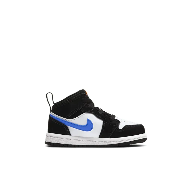 Jordan 1 Mid Black Racer Blue White (TD) Black/Racer Blue-White (640735-084)