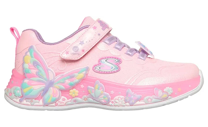 Skechers S Lights Pink (303065L-LPMT)