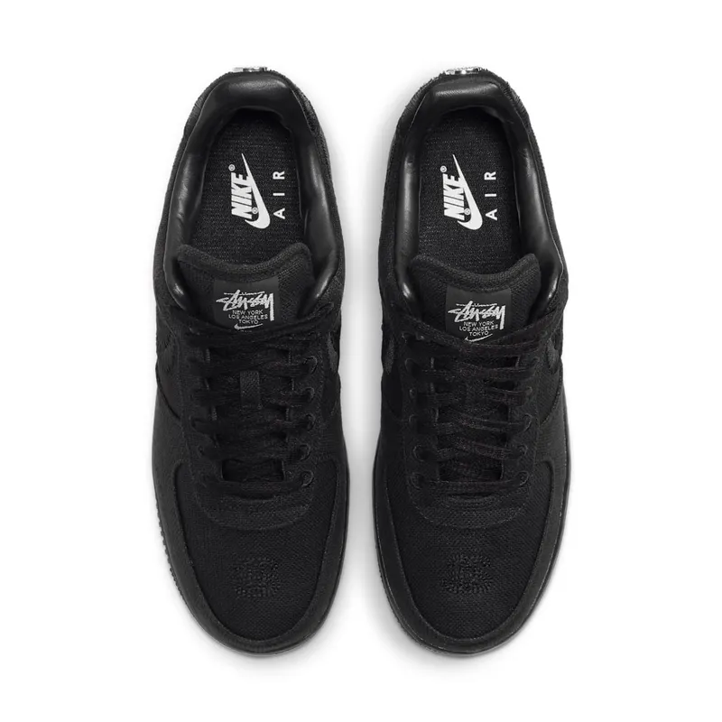 Nike x Stussy Air Force 1 Low Black (2020) (CZ9084-001)