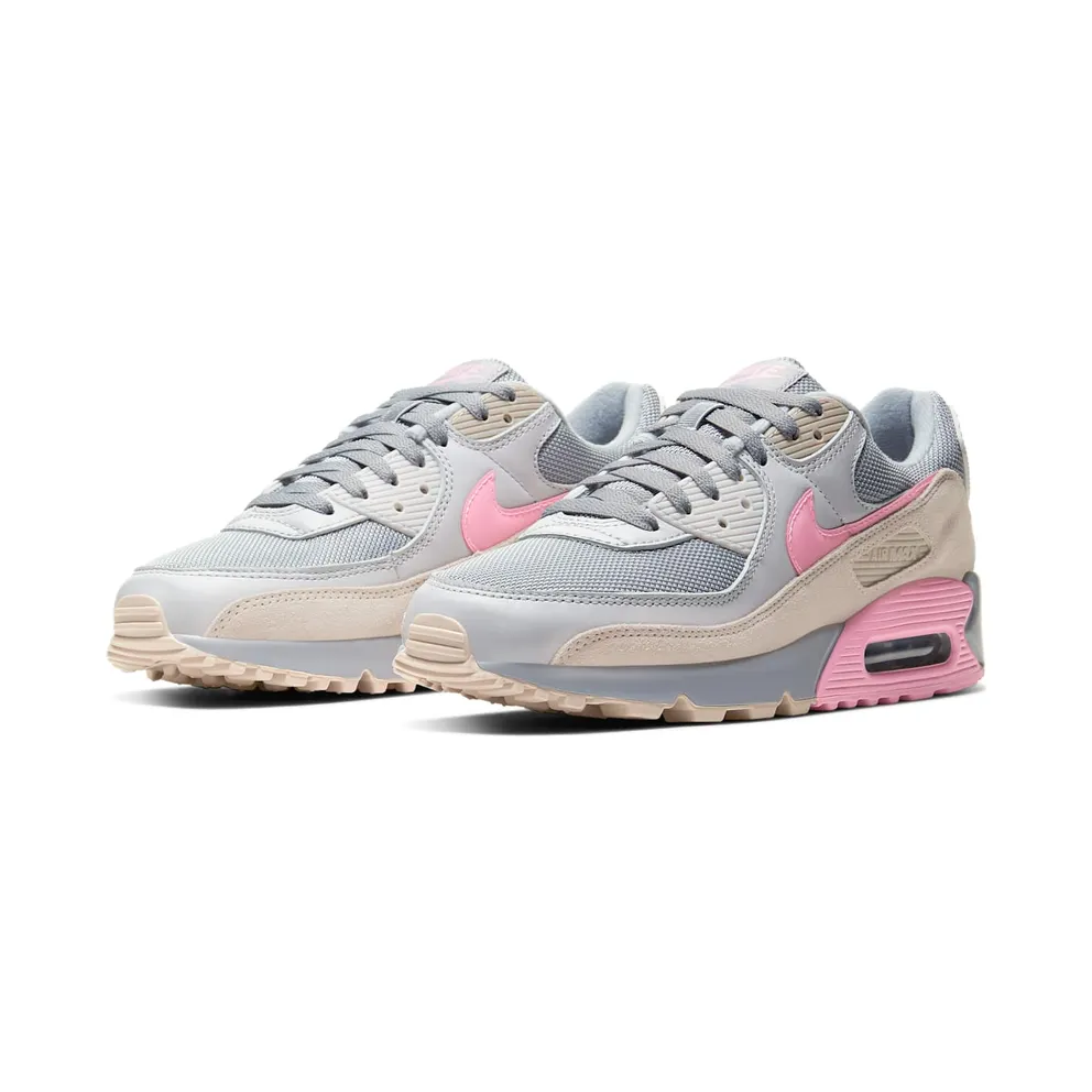 Nike Air Max 90 Vast Grey Pink Vast Grey/Pink-Wolf Grey-String (CW7483-001)