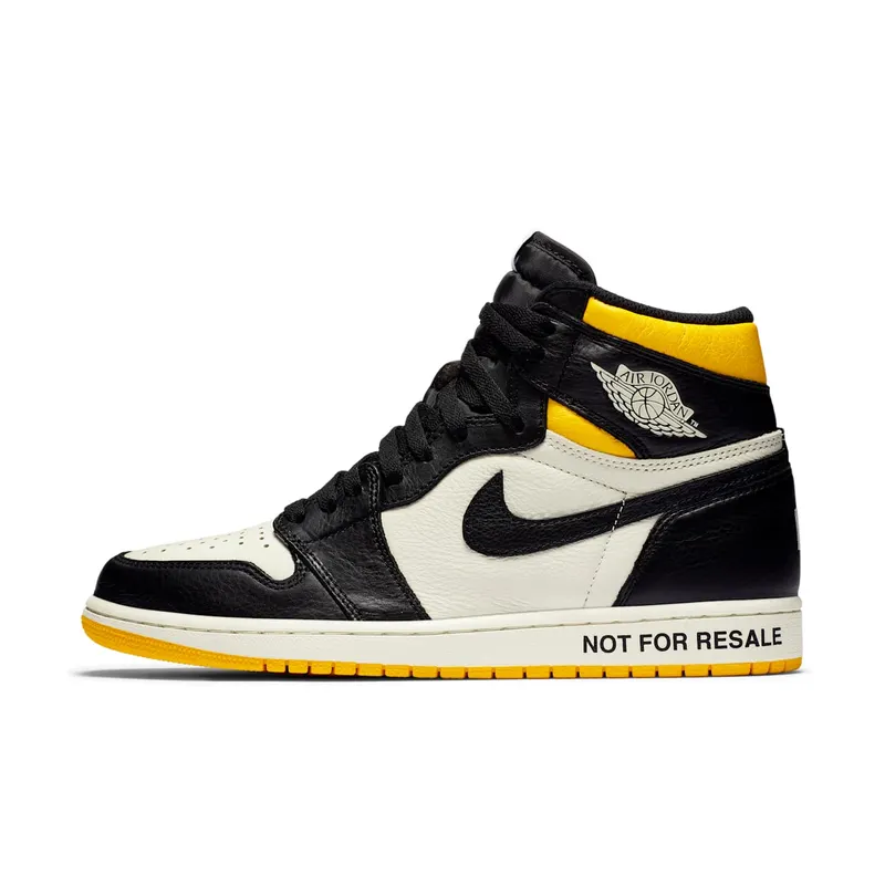 Jordan  1 Retro High “Not for Resale” Varsity Maize Sail/Black-Varsity Maize (861428-107)